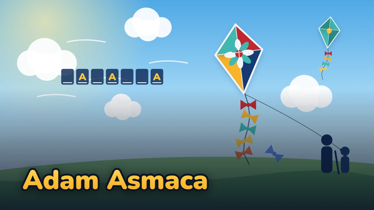 Yeni oyun: Adam Asmaca - asılan adam yok, uçurtma var