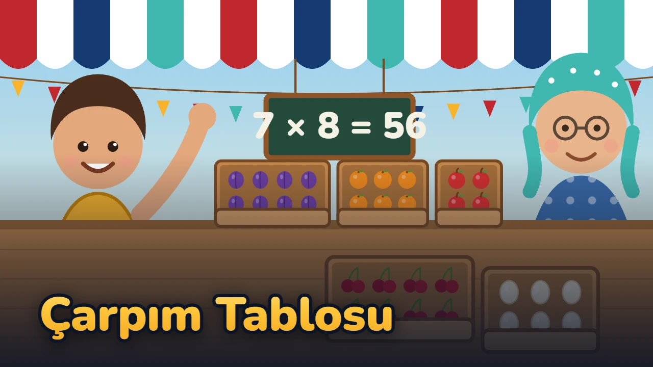 Nouveau jeu : Tables de multiplication - tiens un étal et apprends en jouant