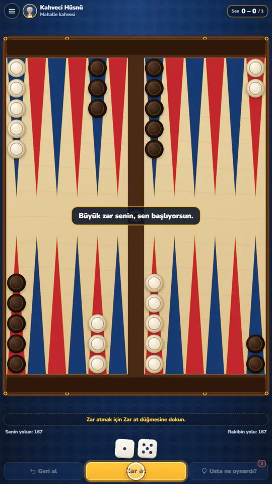 Tavla: Turkish Backgammon